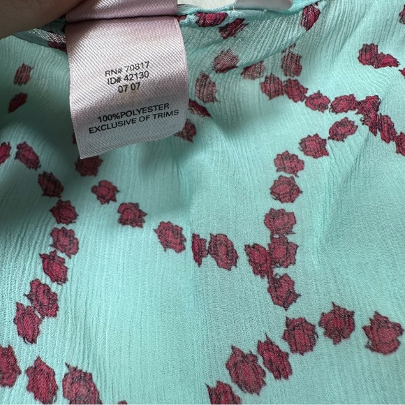 Y2K Victoria Secret Floral Mesh Tank Top - Picture 5 of 7